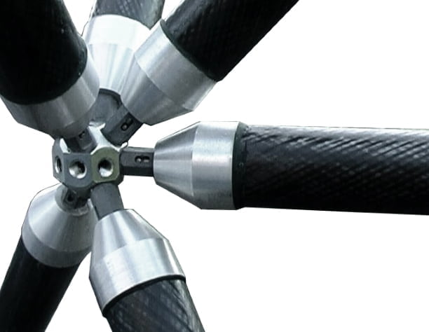 Carbon fiber structural struts